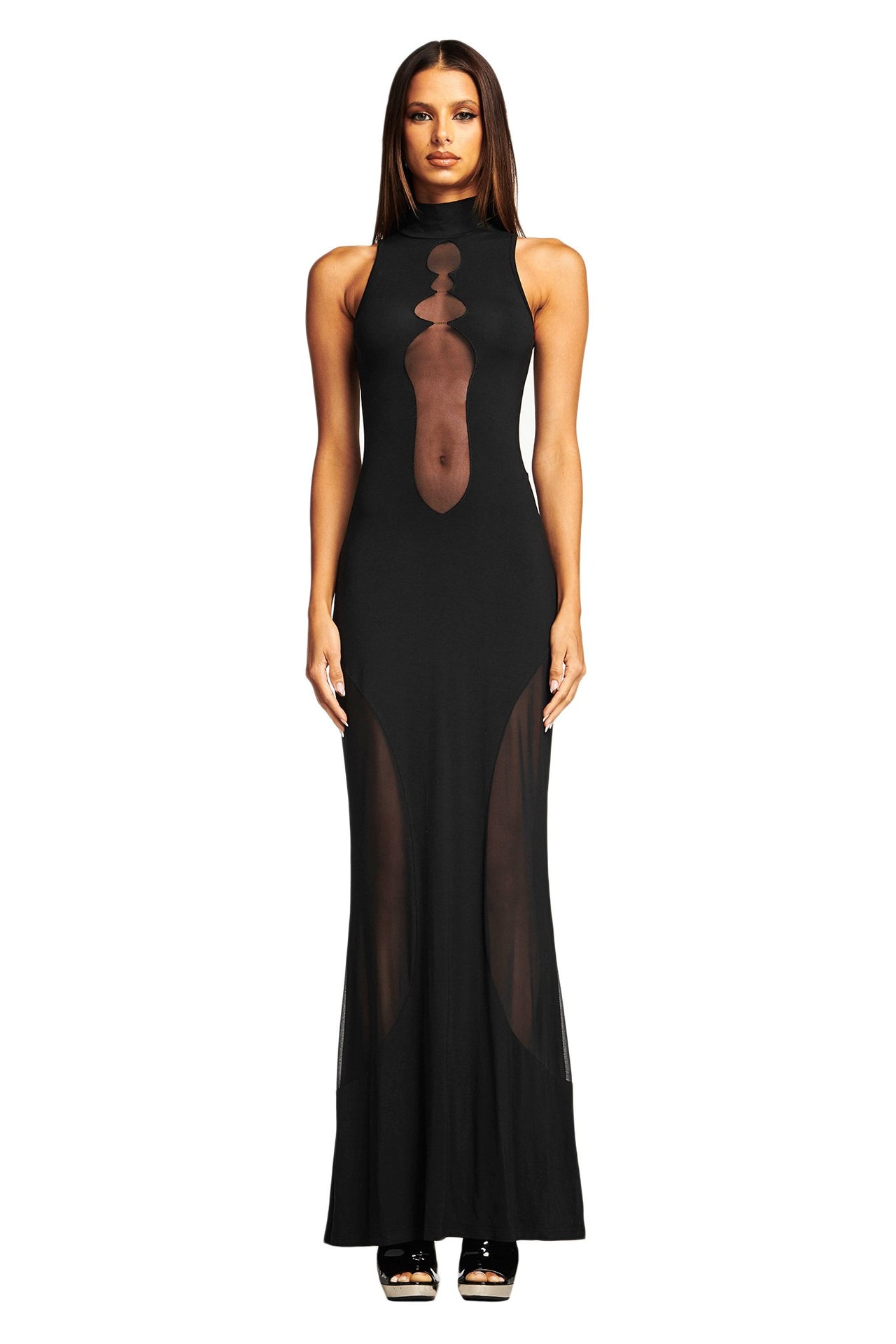 FIANNA DRESS - BLACK – I.AM.GIA